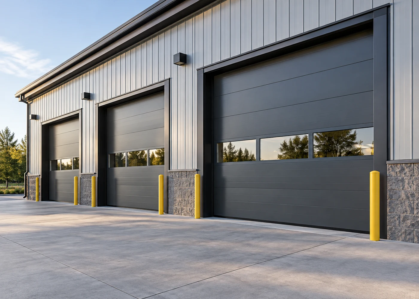 Premium commercial overhead garage door in Beaumont